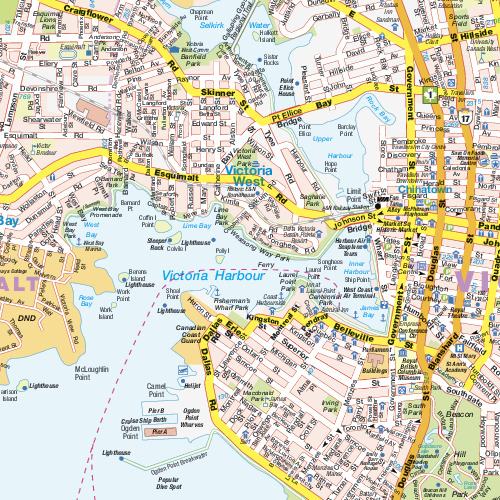 Street Map Of Victoria BC