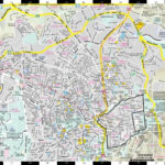 Streetwise Jerusalem Map Laminated City Center Street