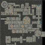 Sunless Citadel Fortress Level Map 50x50 2 Minute Table