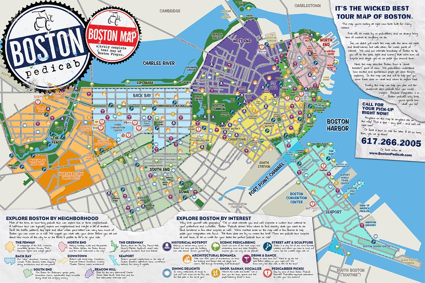 The Absolute BEST Tour Map Of Boston Period Boston 