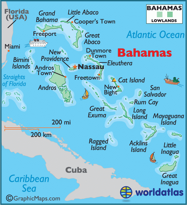 The Bahamas Maps Facts Exuma Bahamas Bahamas Map