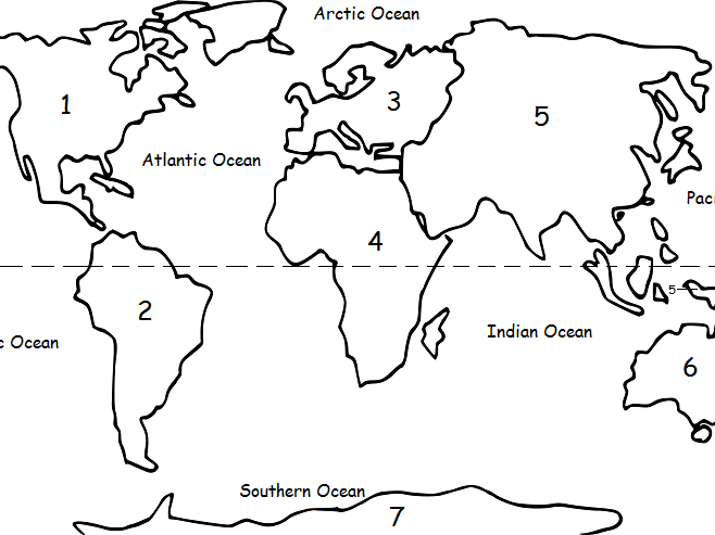 THE CONTINENTS Printable Handout Teaching Resources THE CONTINENTS Printable Handout Teaching Resources