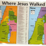 Then And Now Map Where Jesus Walked Large Full Color