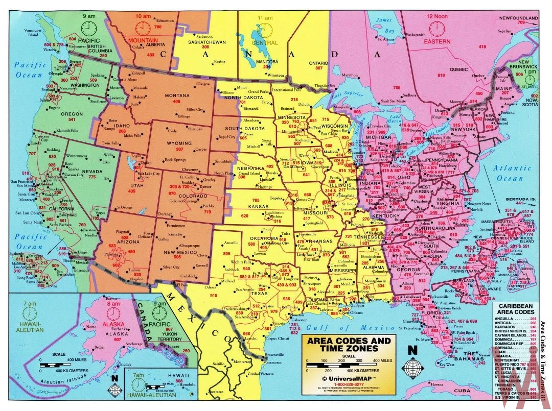 Time Zone Maps Of The USA WhatsAnswer