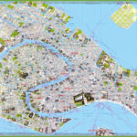 Tourist Map Of Venice City Centre With Regard To Printable