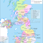 UK Counties Map Counties In United Kingdom