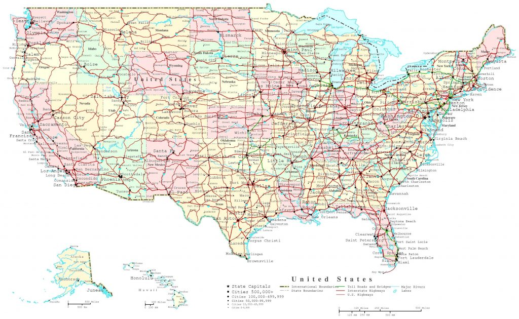 United States Highway Map Pdf Best Printable Us Map With 