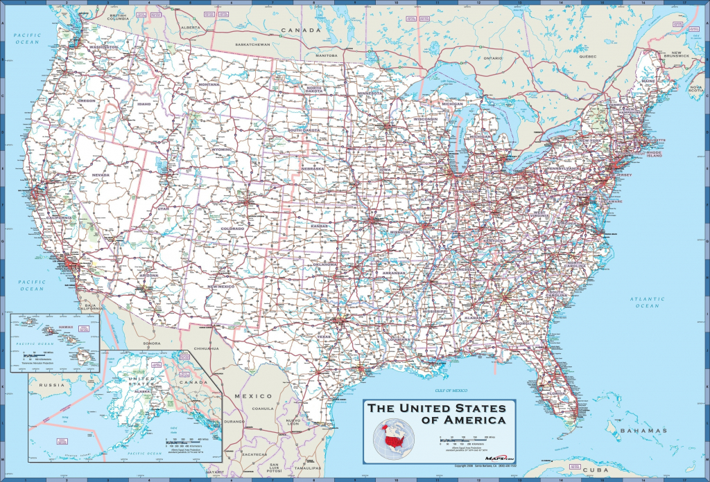 Printable Road Map Of Usa Printable Map Of The United States