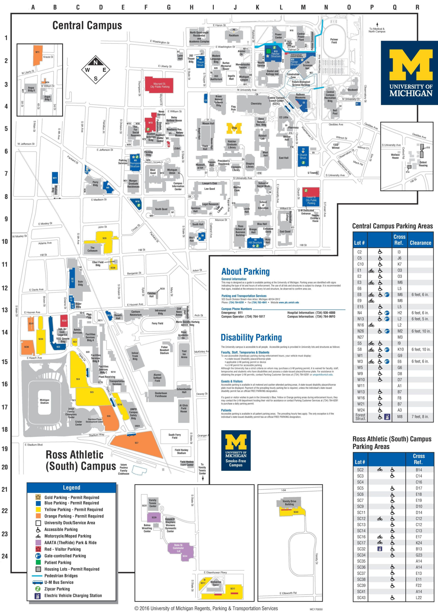 University Of Michigan Campus Map