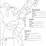 Us Colonies Map Printable Refrence 13 Colonies Map