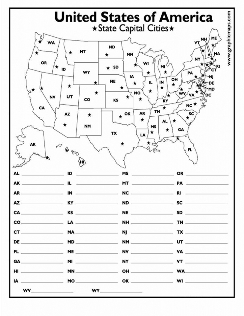 Us Map Quiz Printable Printable US Maps