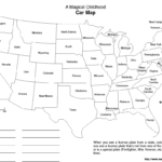 Use Printable Car Maps To Help Kids Learn Their States On