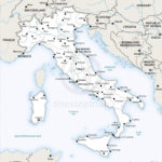 Vector Map Of Italy Political One Stop Map