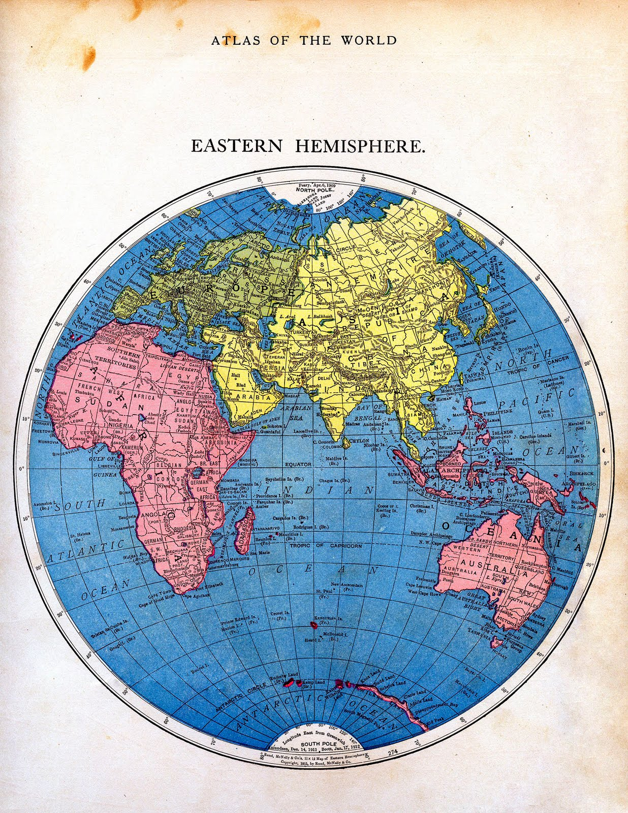 Vintage Printable Map Of The World Part 2 The Vintage Printable Map Of The World Part 2 The