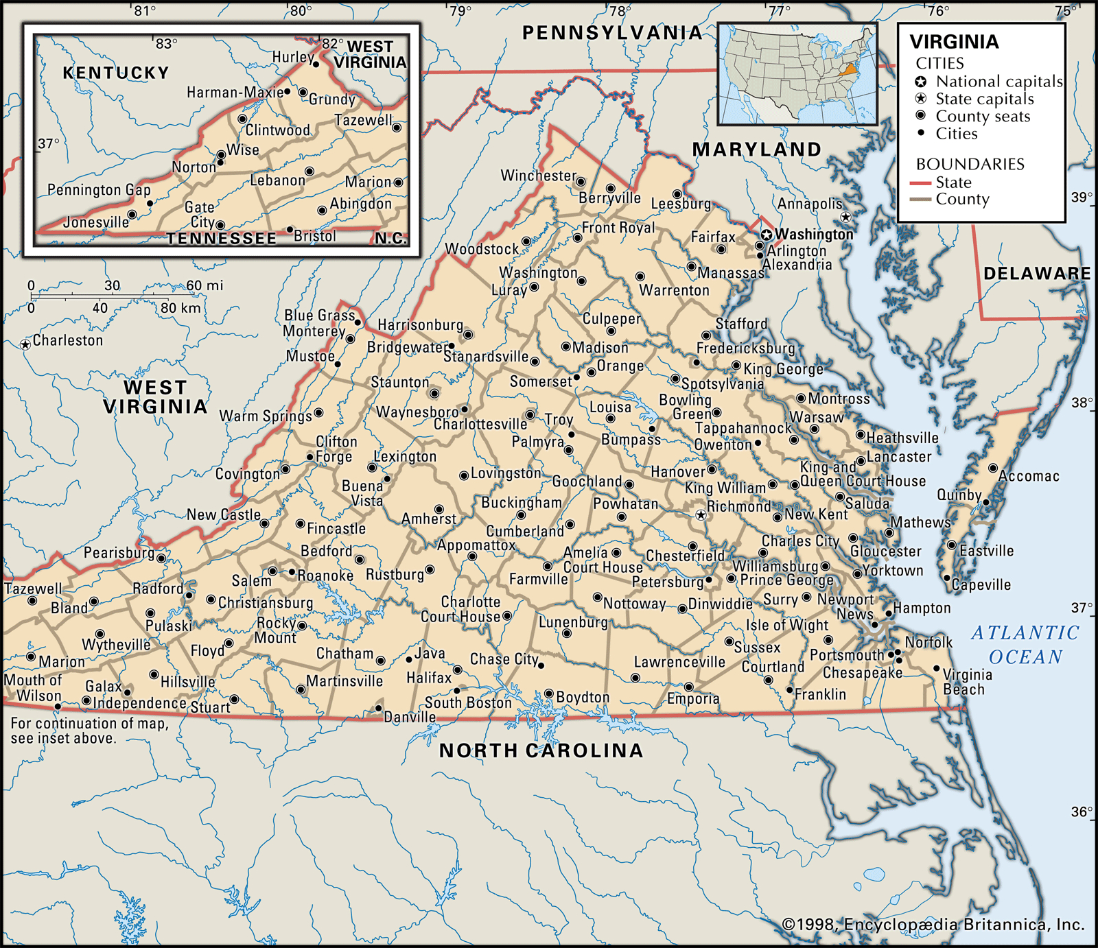 Virginia Capital Map History Facts Britannica Virginia Capital Map History Facts Britannica