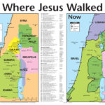 Wall Chart Laminated Where Jesus Walked WCLJWA