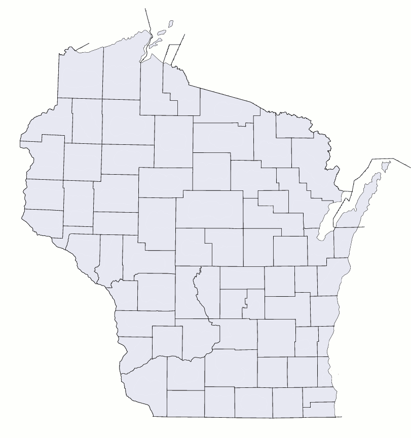 Wisconsin Counties Blank Map Mapsof Wisconsin Counties Blank Map Mapsof