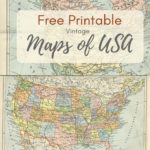 Wonderful Free Printable Vintage Maps To Download Map
