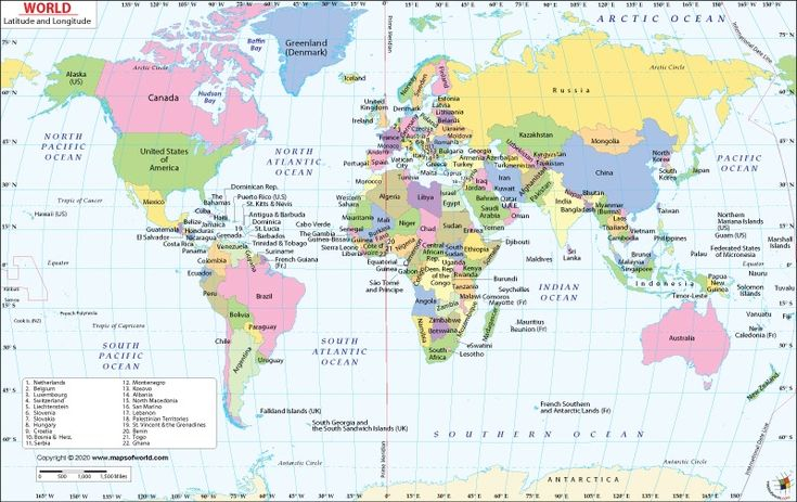 World Lat Long Map In 2020 Map Coordinates World Map 