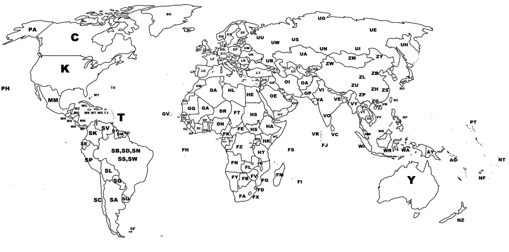 World Map Outline With Country Names Printable Archives 