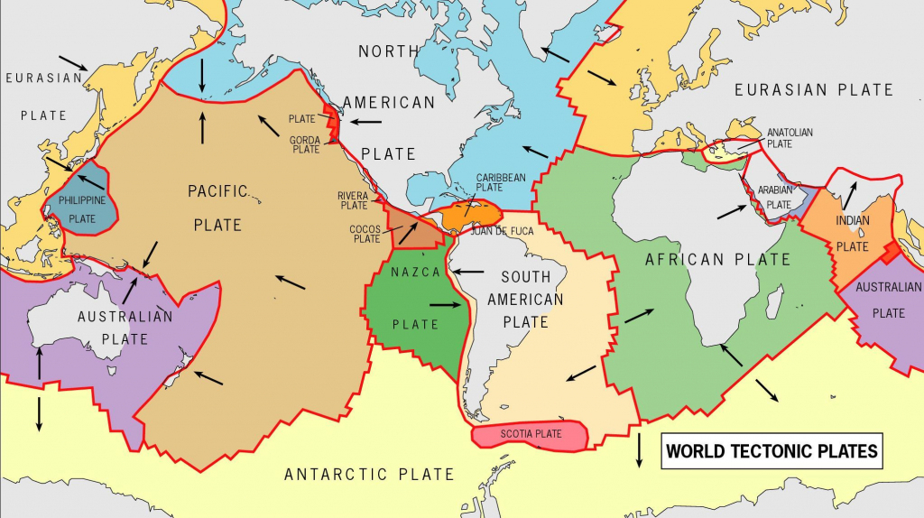 World Map Tectonic Plates Printable Printable Maps