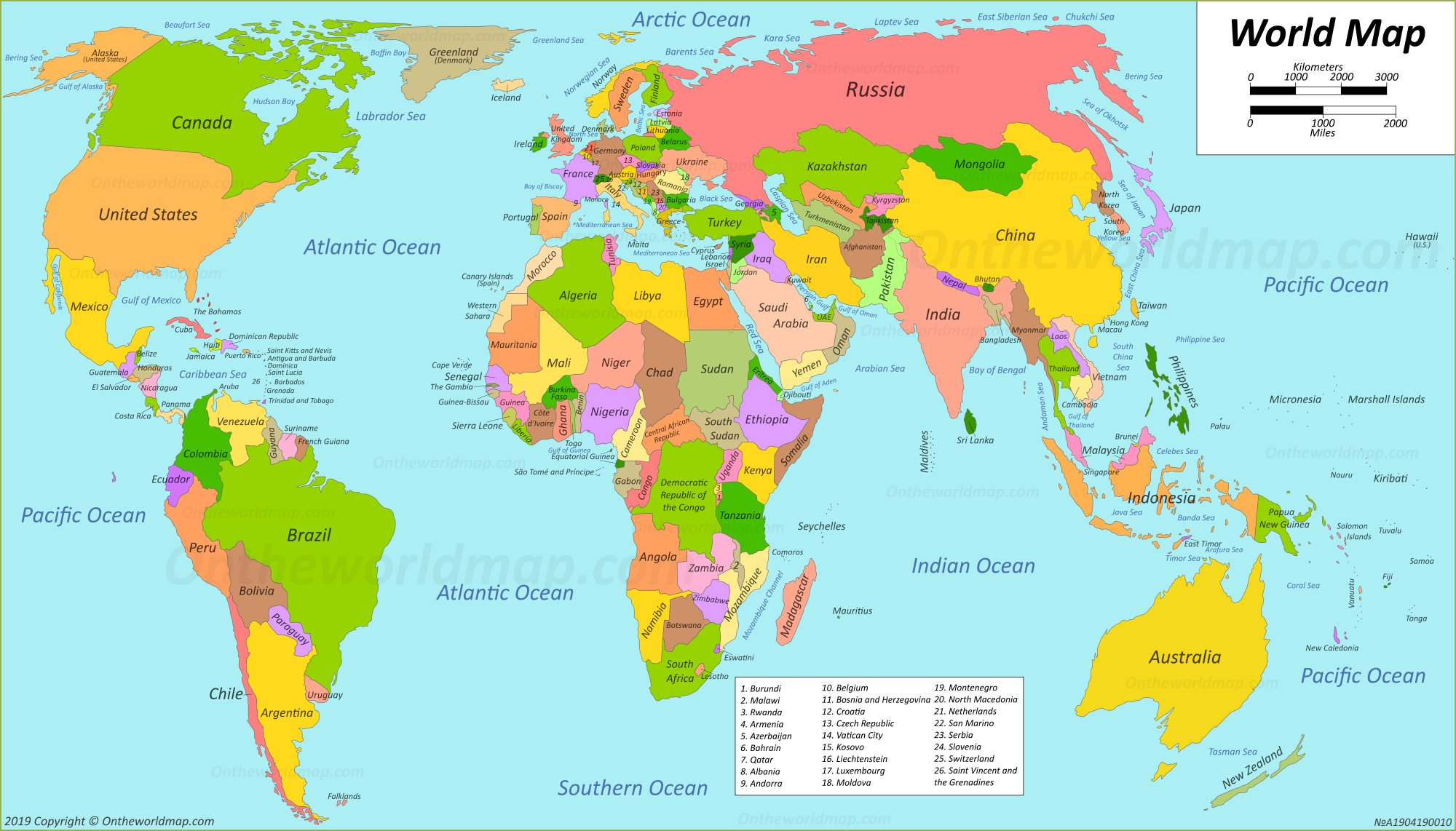 World Maps Maps Of All Countries Cities And Regions Of 