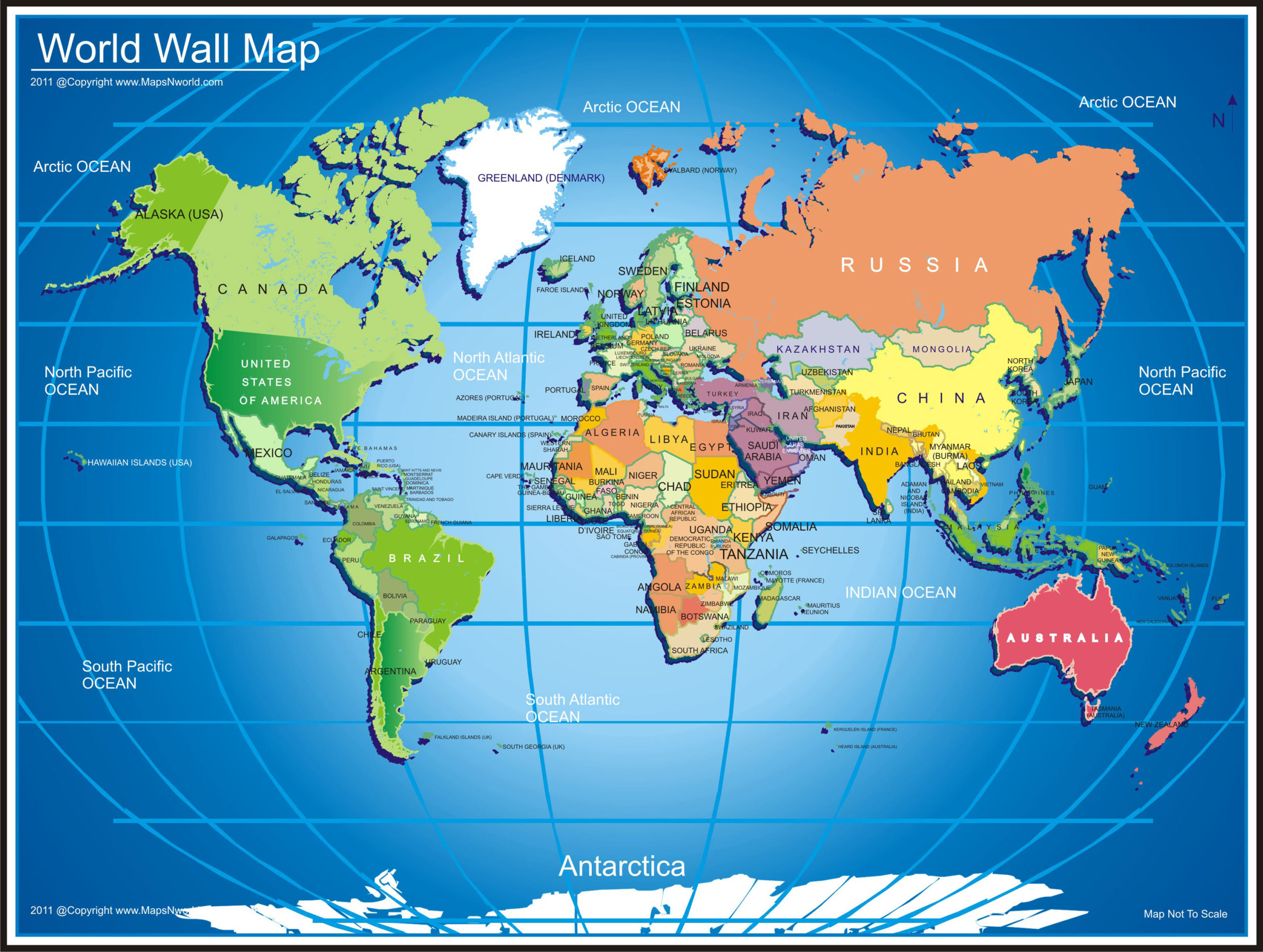 World Wall Map Wall Map