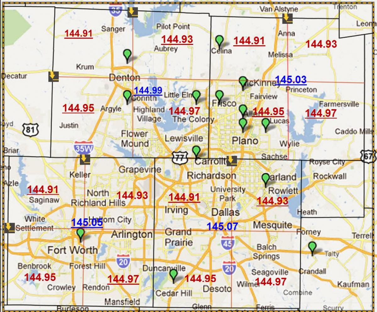 Zip Code Map Dallas Dallas Texas Zip Code Map Texas USA 