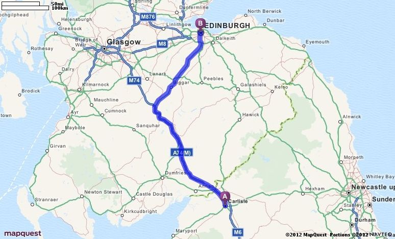 3rd Leg Of Trip Trip Driving Directions Scotland