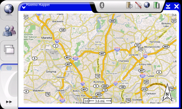 Atlanta s Future Sidekick White Cities Maps Driving 
