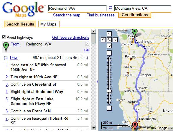 Directions Without Highways In Google Maps Directions Without Highways In Google Maps