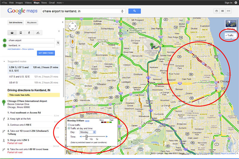 Driving Directions And Traffic Updates Using Google Maps 