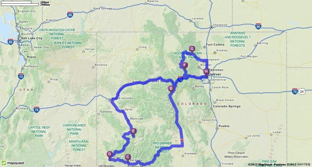 Driving Directions From Denver Colorado To Denver 