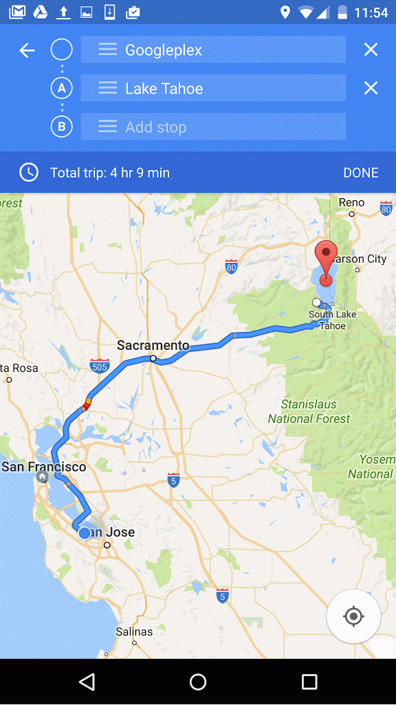 Google Maps Android Users Get Multi stop Directions New 