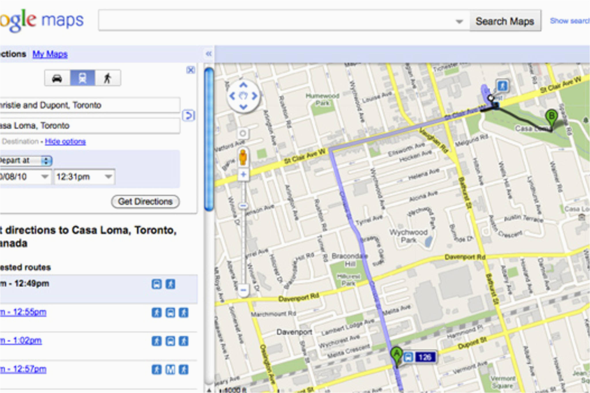 Google Maps Directions Toronto Ontario Canada Google Maps Directions Toronto Ontario Canada