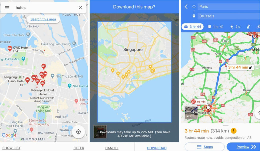 Google Maps France Driving Directions