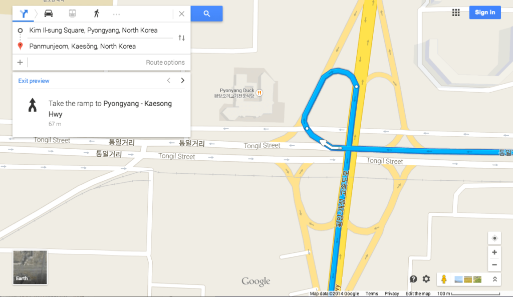 Google Maps Now Has Driving Directions In North Korea