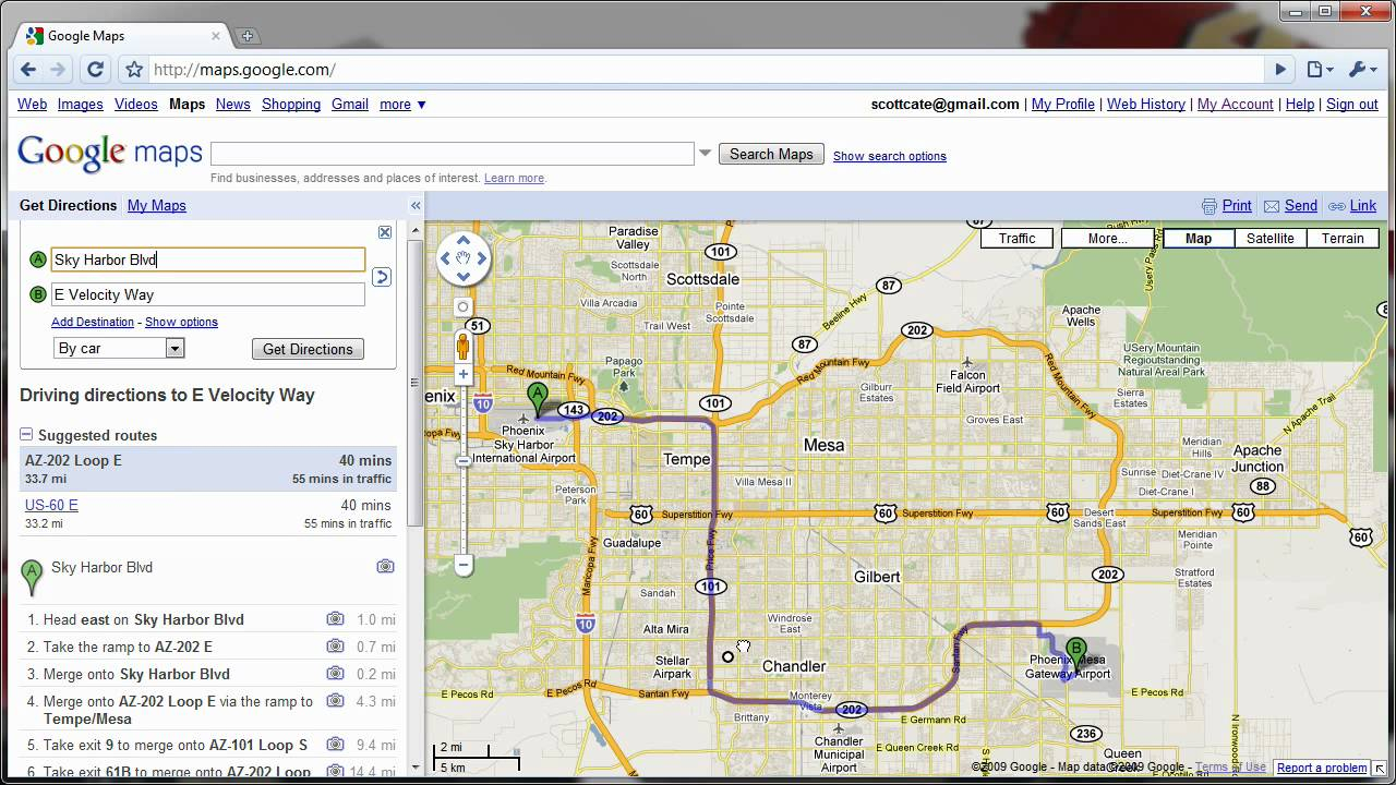 Google Maps Point A To Point B Directions YouTube