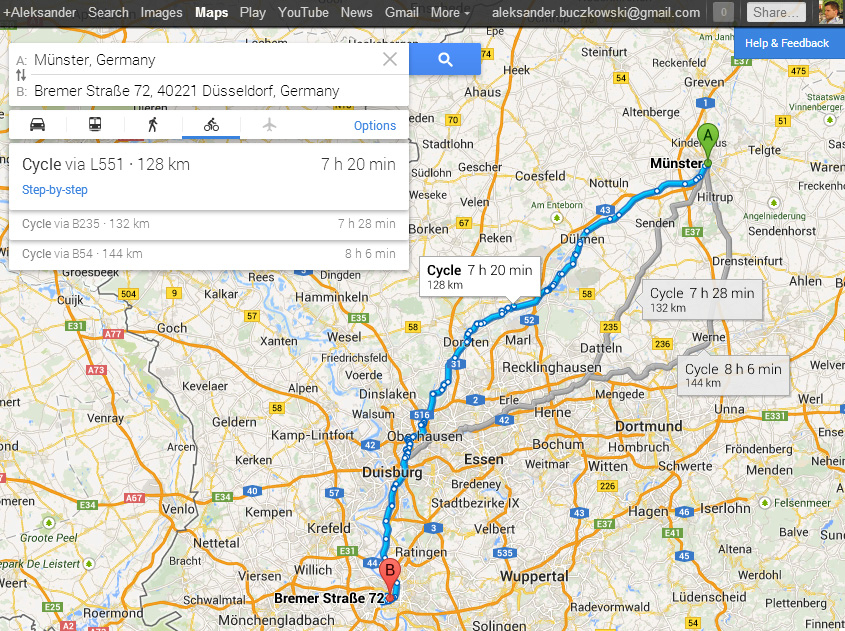 Google Maps Rolls Out Bike Routes In Germany France 