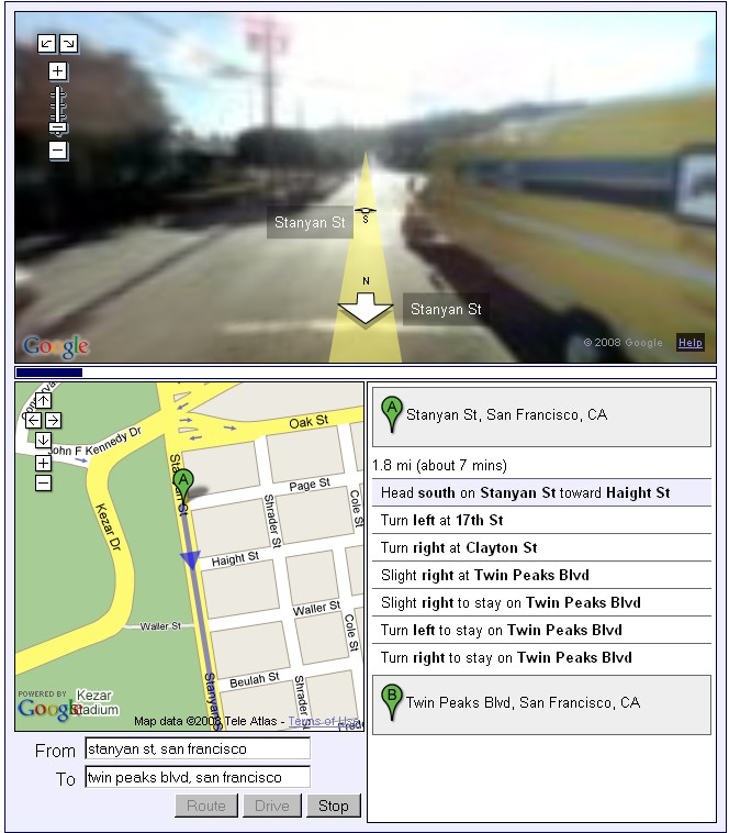 Google Maps Street View API