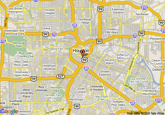 Houston Texas Map Google