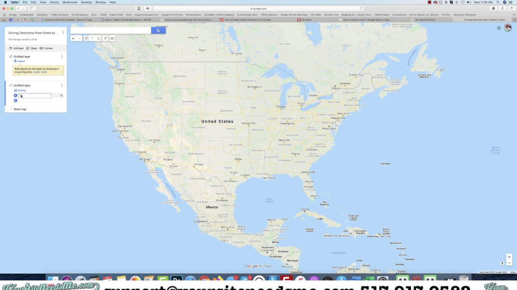 How To Embed A Google Map With Driving Directions Into 