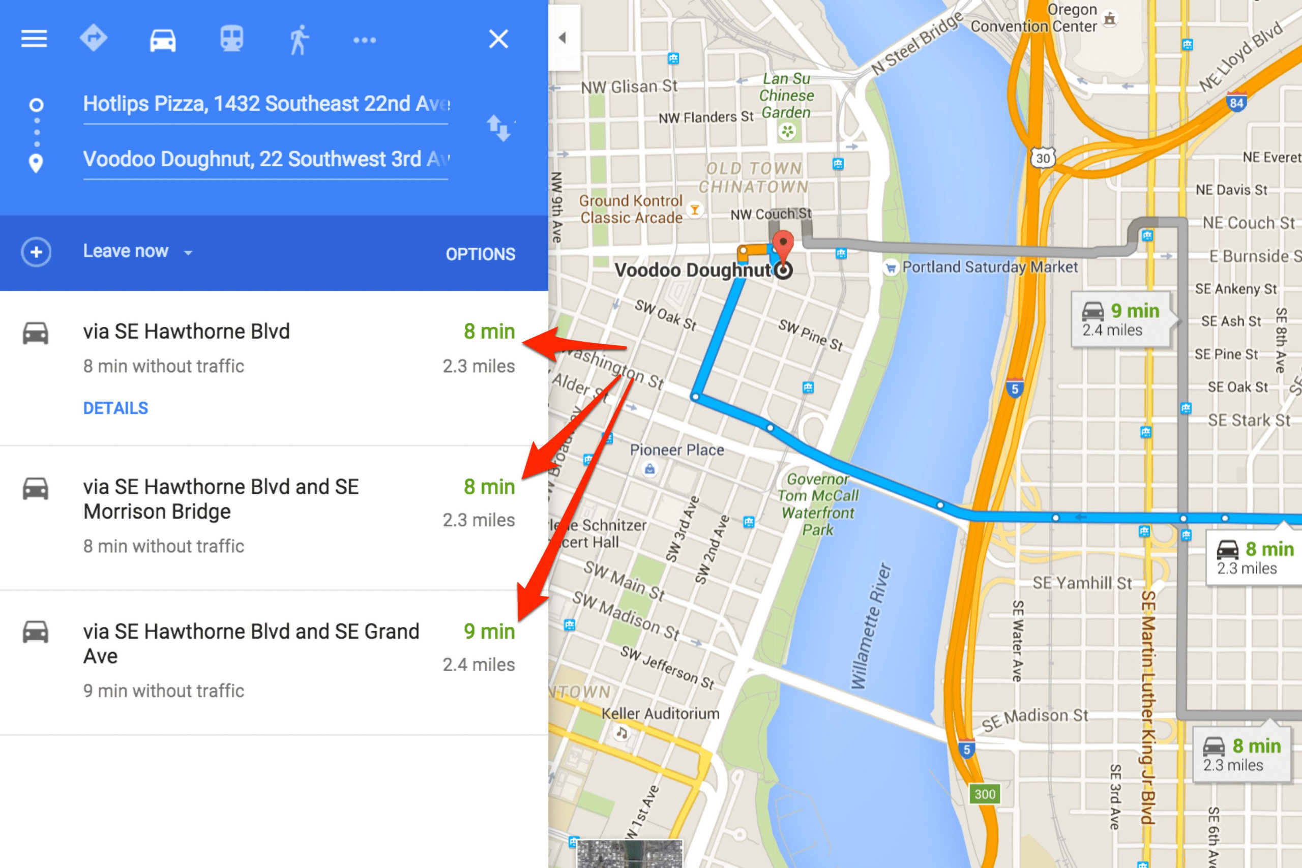 How To Get Driving Directions And More From Google Maps