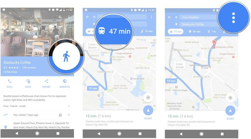 How To Get Driving Directions In Google Maps Android Central