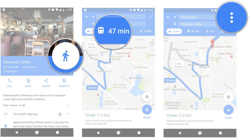 How To Get Driving Directions In Google Maps Android Central How To Get Driving Directions In Google Maps Android Central
