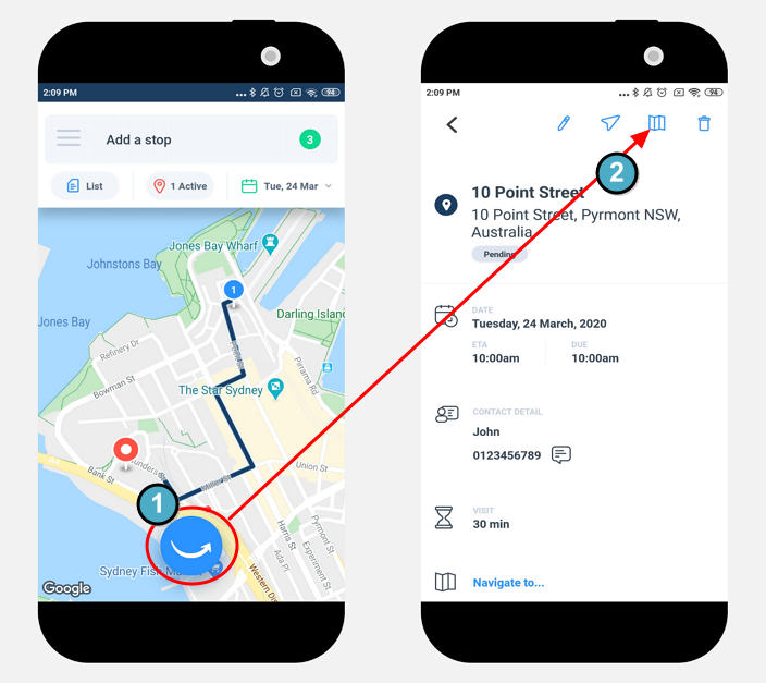 How To Get Driving Directions Via Google Maps Locate2u How To Get Driving Directions Via Google Maps Locate2u