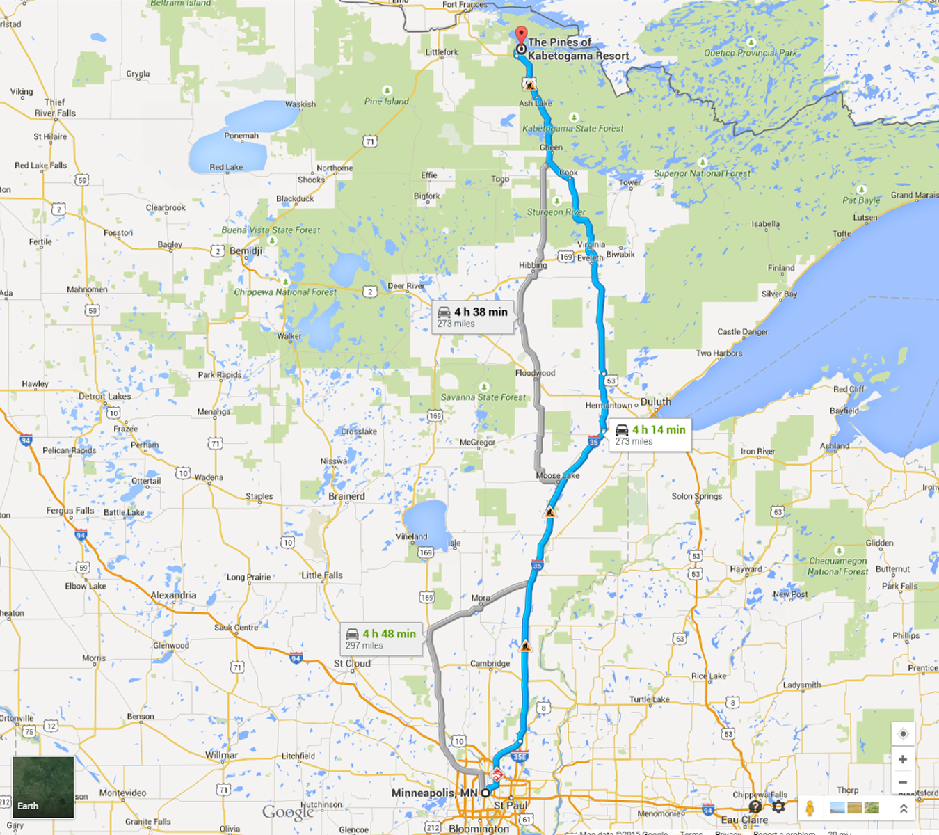 Lake Kabetogama Driving Directions The Pines Of Kab 