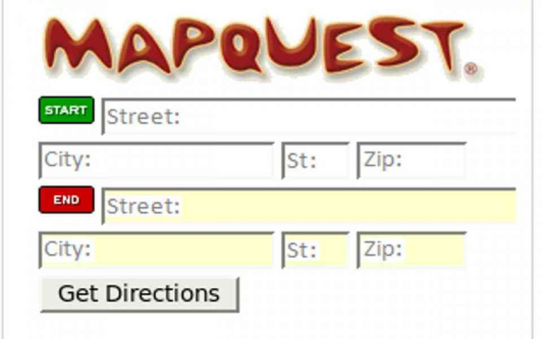 Map Quest Driving Directions HolidayMapQ