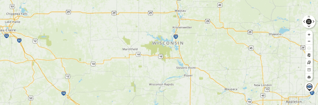 Mapquest Map Of Wisconsin And Driving Directions Live 