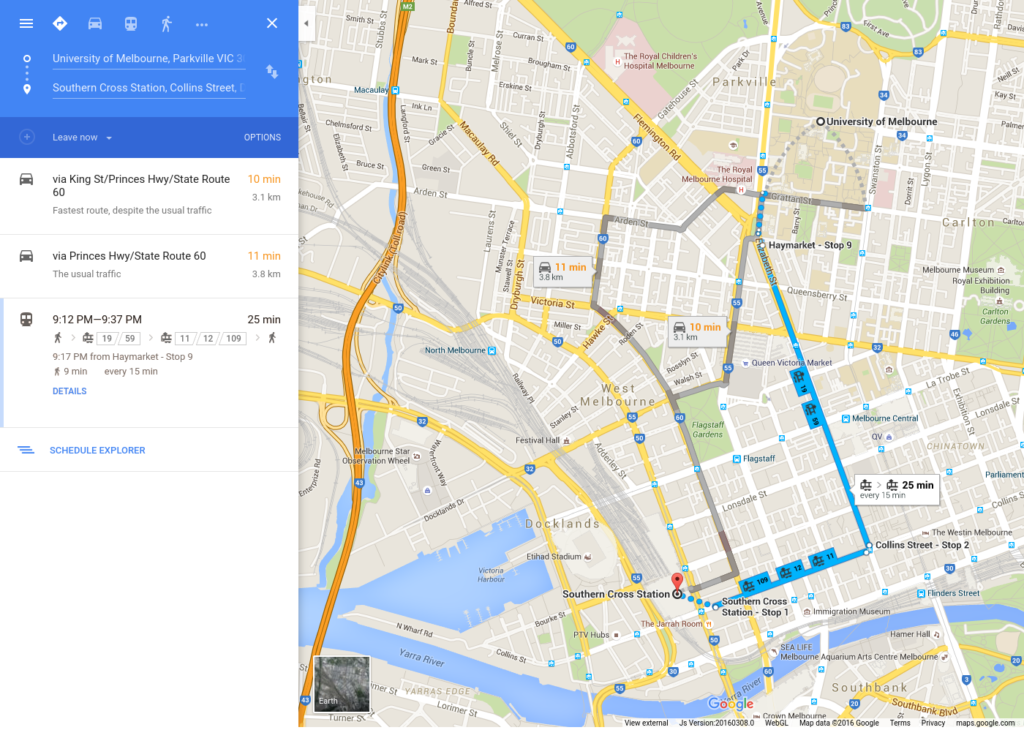 Melbourne Is Getting Public Transport Information On 